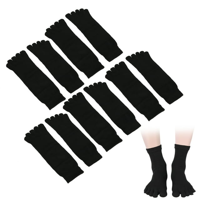 Breathable Five Toe Socks Prevent Foot Odor for Men Running Yoga Lightweight Comfortable