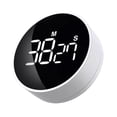 thumbnail image 1 of Temporizador de cocina giratorio LED Pantalla completa Estudio digital Aprendizaje Cronómetro Portátil Manual Running Deportes Alarma Tiempo Recordatorio Kearding HA047828-00B, 1 of 7