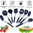 thumbnail image 3 of Juego de utensilios de cocina - Utensilios de 2 piezas Silicona antiadherente resistente al calor con mango de acero inoxidable, 3 of 5