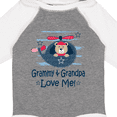 thumbnail image 4 of Inktastic Grammy and Grandpa Love Me Grandson Boys Long Sleeve Baby Bodysuit, 4 of 5