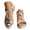 Silver, variant on Summer Sandals for Women 2025 Platform Wedge Espadrilles Ankle Strap Beach Bohe Walking Shoes
