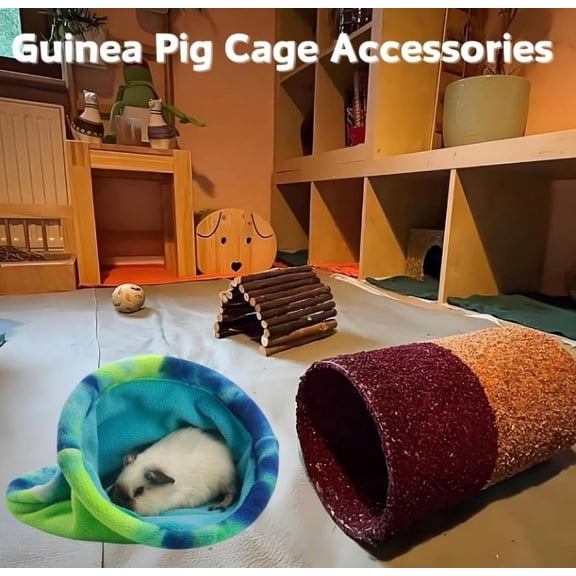 Pig Sack Soft Large Hideout Ferret Cozy Hamster Sleeping Bag Small Animal Bed For Bunny Squirrel Hedgehog Cage Accessories