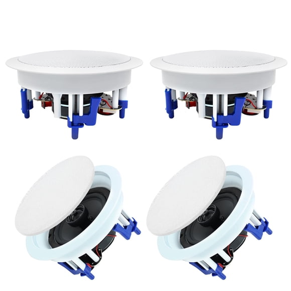 Altavoz de techo Herdio Flush Mount Bluetooth 5.25 pulgadas, 600 W, 4 unidades
