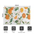 thumbnail image 5 of Orange Fruits Flowers White Pattern Door Rugs,Washable Non Slip Door Mats Indoor,Decorative Door Mats,Entry Mat Indoor for Entrance,Bedroom,Kitchen,Bathroom,16"x24", 5 of 6