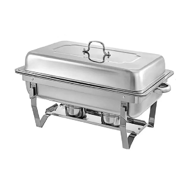 Bufetera 3 Espacios De Acero Inoxidable Para Chef Comedor 9l plata