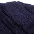 thumbnail image 2 of Jeté à maille torsadée Bleu Foncé, 2 of 5