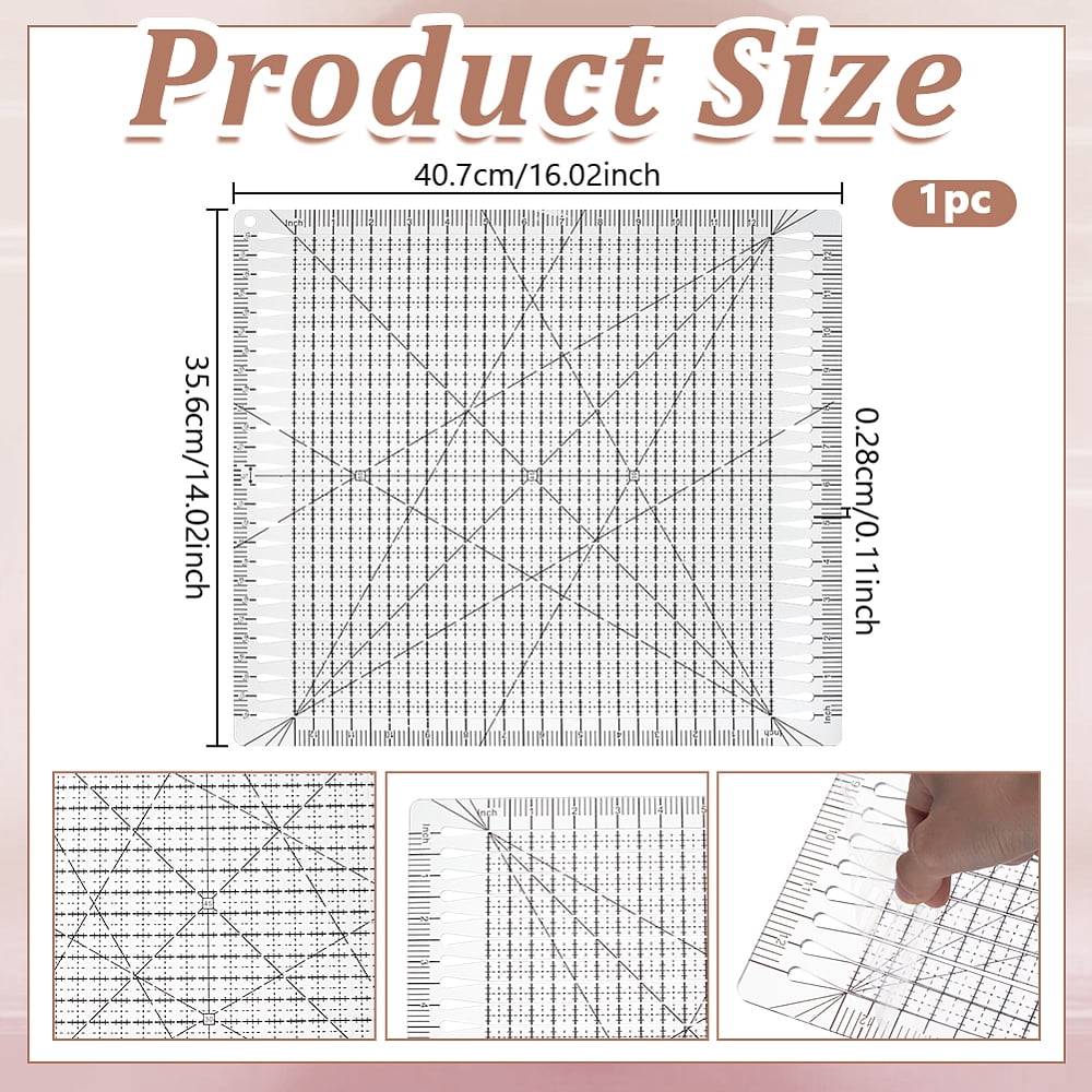Acrylic Quilting Ruler Large Transparent Sewing Ruler DIY