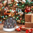 thumbnail image 6 of Salouo Forest Cute Owl for Adult Christmas Hat Xmas Holiday Hat Santa Hat for Women & Men Festive Headwear Accessories Fit for Christmas/ New Year/Holiday/Party,1PC, 6 of 6