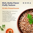 thumbnail image 4 of DOMA Toasted Buckwheat Groats 7lb (4×1.76lb, 72 Servings) Gluten-Free, Premium Whole Grain for Porridge, Kasha, Side Dishes, Milling into Flour, 5g Protein/Serving, Non-GMO, 4 of 7