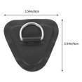 thumbnail image 2 of HONMEET 3Pcs Black Kayak Bungee Cord Kit with Metal Buckles for Secure Rope Anchoring and Replacement Parts, 2 of 8