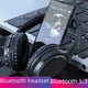 thumbnail image 3 of Auriculares retro de metal con Bluetooth 5.3 para teléfono móvil Apple Huawei, inalámbricos, deportivos y para correr, 3 of 5