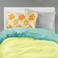 thumbnail image 2 of Fall Leaves Scattered Fabric Standard Pillowcase, 2 of 2