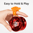 thumbnail image 4 of WEIOUKC Metal Yoyo for Beginners to Advanced Players, Durable Alloy String Trick Yoyo with Stable Balance, Ideal Gift for All Ages, Gift Box Packaging, 4 of 14