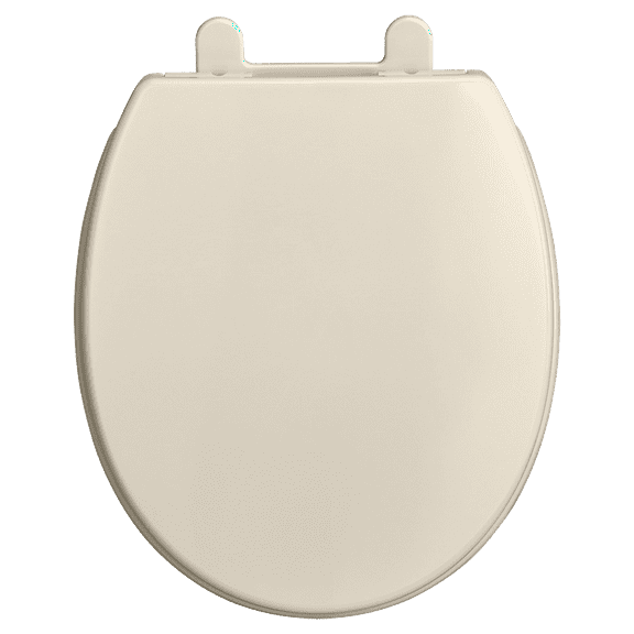American Standard Transitional Slow-Close EverClean Round Closed Front Toilet Seat in Linen