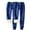 Blue, variant on CaiJunJia Clearance No Boundaries 2 Pack Women's Warm Sherpa Lined Athletic Sweatpants Jogger Fleece Pants