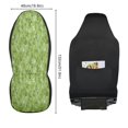 thumbnail image 3 of Green zodiac symbol background Car Seat Covers Pack of 2 Universal Front Seat Protective Cover, 3 of 5