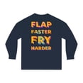 thumbnail image 2 of Strange & Cozy Fries Fly Hummingbird, Cotton Blend, S-3XL Long Sleeve Tee, 2 of 4