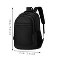 thumbnail image 3 of Laptop Backpack,19 Inch Multi-Compartment Waterproof Lightweight Bag for Men Women | Travel Essentials Bag | Large capacity Commute Daypack,Black, 3 of 7