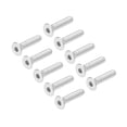 thumbnail image 1 of Unique Bargains M4x20mm Flat Head Machine Screws Inner Hex Screw 304 Stainless Steel Fasteners Bolts 50 Pcs, 1 of 3
