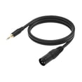 thumbnail image 3 of Cable de micrófono macho de 3.5 mm a XLR 1/8 pulgadas TRS estéreo masculino a xlr macho cable versátil conector macho xlr para computadora portátil , 1M, 3 of 8