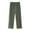 Army Green, variant on YUGYXL Casual Straight Pants for Women Cotton Linen Long Pants Summer Elastic Waist Wide Leg Pants with Pockets Blue L