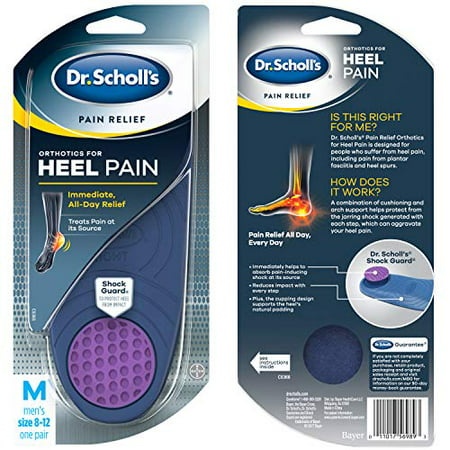 Dr. Scholl's HEEL Pain Relief Orthotics // Clinically Proven to Relieve ...