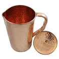 thumbnail image 2 of SAI DECORATIVE Pure Copper Hammerd Design Water Jug 1.5 Liters, 2 of 4