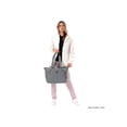 thumbnail image 4 of Totto Bolsa De Dama - Mujer Con Porta Laptop 15 Shopper - A Color Gris Oscuro Diseño De La Tela Lisa gris G, 4 of 6