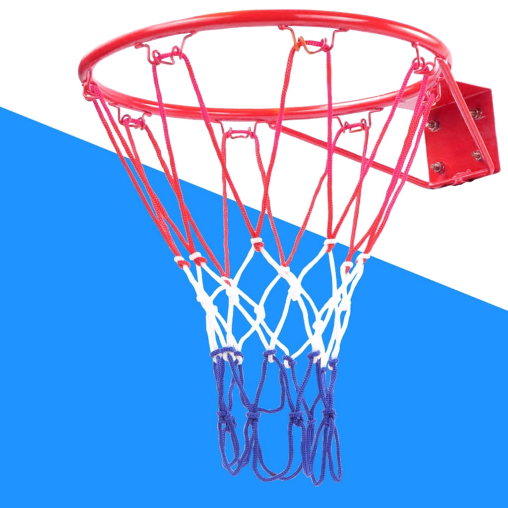 BQBQERT Wall Hanging Basketball Wall Mounted Goal Hoop Rim Net Sport Net Indoor And Outdoor Basketball Wall Hanging Basket Net