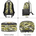 thumbnail image 6 of HUIACONG Dinosaur Print Large Capacity Lightweight Water-Resistant School Backpack for Students Ages 6-18, Durable Bookbag for Elementary Middle High School Boys Girls Back to School Gift, 6 of 7