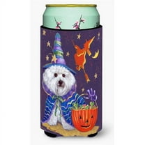 Carolines Treasures Bichon Frise Boo Halloween Tall Boy Hugger Tall Boy multicolor