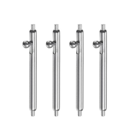 

Uxcell 4pcs Quick Release Spring Bar 1.5mm Diameter 18mm Width Stainless Steel Watch Pins for Watch Band Straps