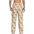 thumbnail image 7 of Salouo Playful Squirrel Autumn Print Pajama Pants for Men, Lounge Pants Elastic Waistband Casual Men's sleepwear Loungewear Sleep Pajama Pant -Medium, 7 of 7