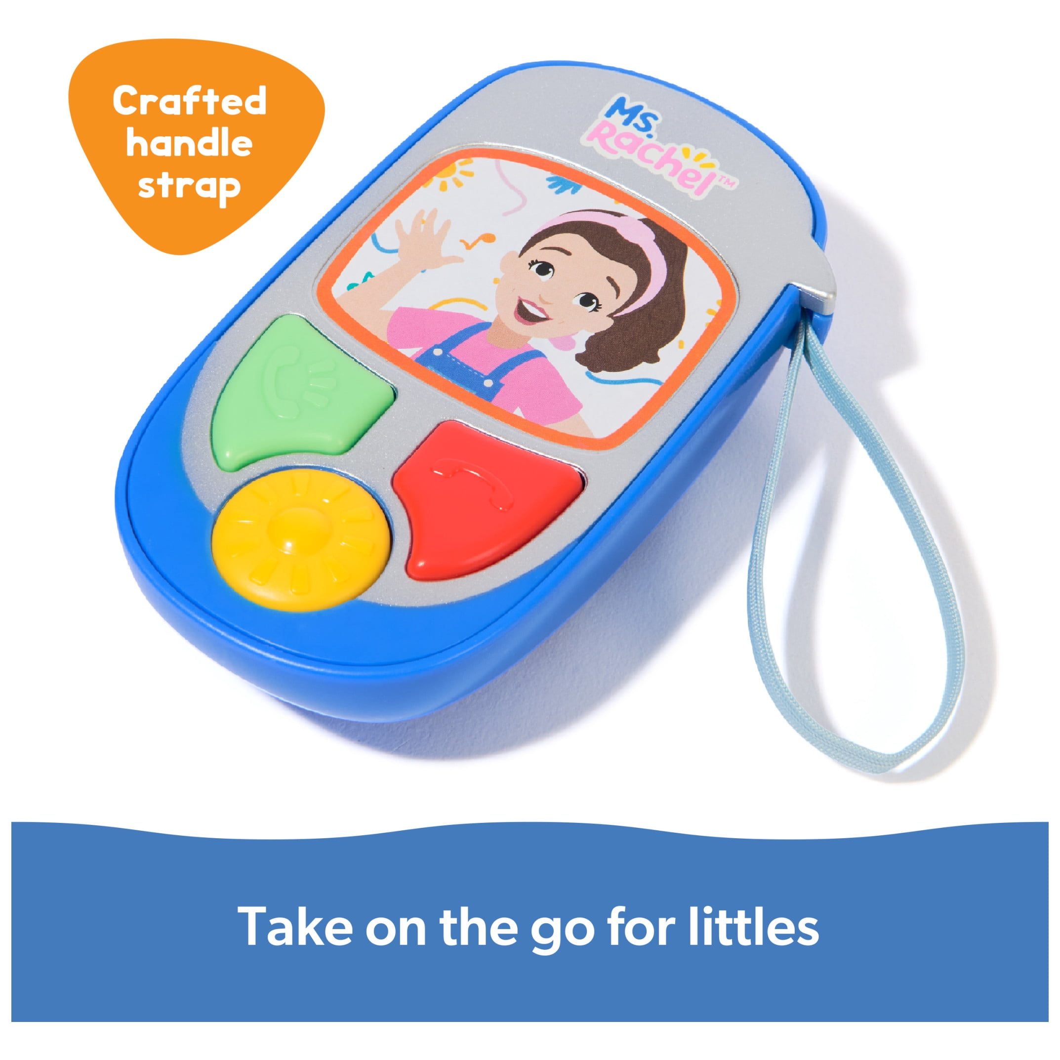 Ms. Rachel Electronic Talk with Me Learning Phone with Conversational Phrases for Kids Ages 1+