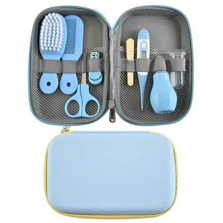 Tesnn 8pcs Trousse De Soin Bebe Naissance Set De Toilette Bebe Confort Sans Bpa Non Toxique Thermometre Lime A Ongles D Autres Accessoires Pour Le Voyage A La Maison Jaune Walmart Canada