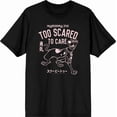 thumbnail image 4 of Scooby-Doo Too Scared To Care Men's Red Crew Neck Short Sleeve Tee-Medium, 4 of 7