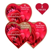 RUSSELL STOVER Valentine's Day Photo Heart Chocolate Gift Box, 1.5 oz. (3 pieces)