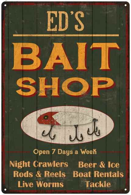 Ed's bait shop Clearance