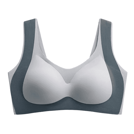 Wireless Cooling Seamless Bra for Women - Back Smoothing Lift Enhancement Side Support Full Coverage Sports