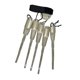 thumbnail image 1 of Cateissary Emulsión Halloween Dedos Articulados Guantes Dedos Extensiones Dedos Blanco Derecho Kits de decoración para fiestas Blanco Derecha, 1 of 1
