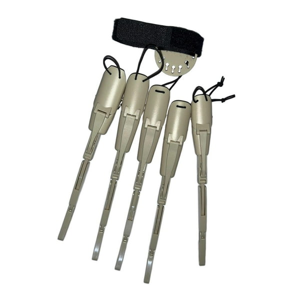 Cateissary Emulsión Halloween Dedos Articulados Guantes Dedos Extensiones Dedos Blanco Derecho Kits de decoración para fiestas Blanco Derecha