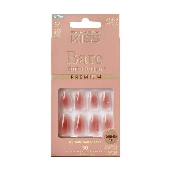 KISS Bare but Better Haut de Gamme, Brillant, Cercueil Moyen