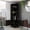 Black, variant on Space - efficient Freestanding Bar Cabinet with Corner Design / Dining Room Addition