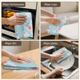 thumbnail image 5 of 2 Pcs Pioneer Flower Floral Print Pattern Kitchen Towels, Funny Microfiber Dish Towel Set, 18" X 26" Tea Towels, 5 of 6