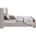 thumbnail image 4 of Meridian Furniture Penny Cream Boucle Fabric King Bed, 4 of 8