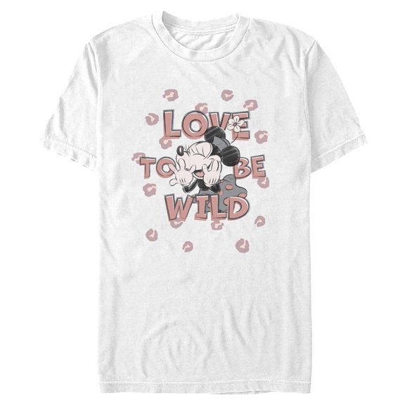 Mens Minnie Mouse Love To Be Wild T Shirt