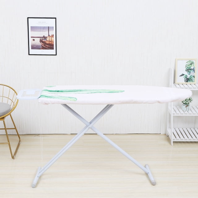 fastboy Feather Cactus Flower Pattern Iron Board Cover Drawstring Closing Ironing Boards Protector Replacement