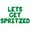 Green, variant on Letter Balloons - LETS GET SPRITZED 16" Inch Alphabet Letters Foil Mylar Balloon Bachelorette Party Banner (White)