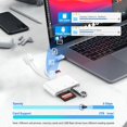 thumbnail image 4 of Lector de Tarjetas SD Obcxin con Puerto Dual USB C y Lightning, 4 of 7