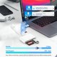 thumbnail image 4 of Lector de Tarjetas SD Obcxin con Puerto Dual USB C y Lightning, 4 of 7